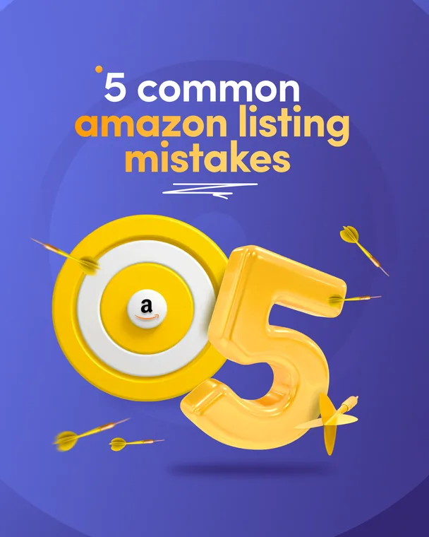 Five common Amazon listing mistakes
